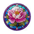 Peony Suncatcher Effect Clock
